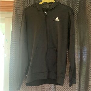 Adidas Black Full-Zip Hoodie